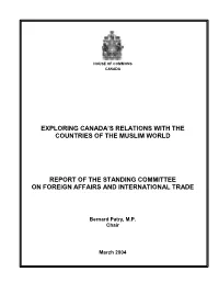 Exploring Canada's Relations with the Countries of The