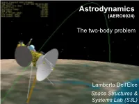 Astrodynamics (AERO0024)
