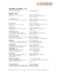 Barry Stone CSC Resume