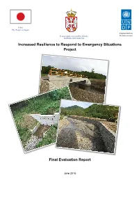 Increased Resilience to Respond to Emergency Situations Project