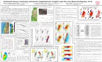 Permanent Forearc Extension and Seismic Segmentation: Insights from the 2010 Maule Earthquake, Chile Felipe Aron & Richard W
