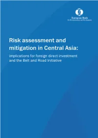 Risk Assessment and Mitigation in Central Asia