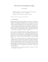 Expander Graphs