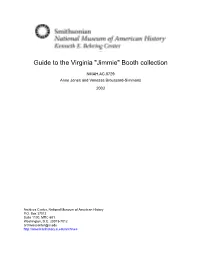 "Jimmie" Booth Collection