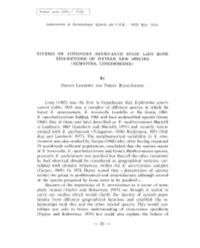 STUDIES on XIPHINEMA AMERICANUM SENSU LATD with DESCRIPTIONS of FIFTEEN NEW SPECIES (NEMATODA, LONGIDORIDAE) by Lima