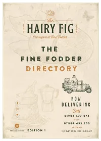 The Fine Fodder Directory