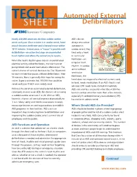Automated External Defibrillators