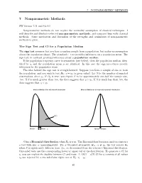 7 Nonparametric Methods