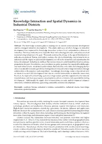 Knowledge Interaction and Spatial Dynamics in Industrial Districts