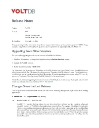 Release Notes