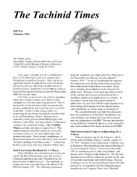 View the PDF File of the Tachinid Times, Issue 6