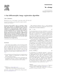 A Fast Diffeomorphic Image Registration Algorithm