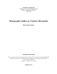 A Synopsis of the Genus Cryphaea Mohr & Weber (Cryphaeaceae, Bryopsida)