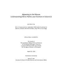 Appealing to the Masses Understanding Ethnic Poli*Cs And