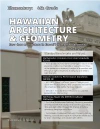 Hawaiian Architecture & Geometry