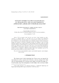Intensity Seismic Hazard Map of Romania by Probabilistic and (Neo)Deterministic Approaches, Linear and Nonlinear Analyses*