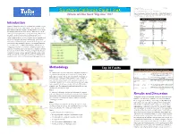 Where Will the Next “Big One” Hit? Introduction Methodology Results
