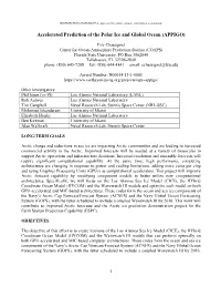 Accelerated Prediction of the Polar Ice and Global Ocean (APPIGO)