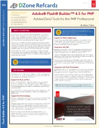 Adobe® Flash® Builder™ 4.5 for PHP