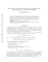 Arxiv:2010.06951V2 [Math.FA] 14 Dec 2020