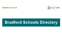 Bradford Schools Directory