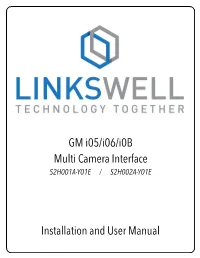 GM Multi Camera Manual