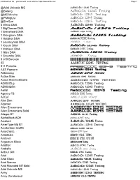 KFG Font List