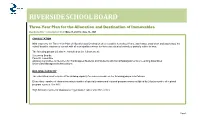 Three-Year Plan for the Allocation and Destination of Immovables Deposited for Consultation from May 29, 2021 to June 18, 2021