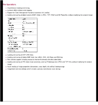 Imageen, Image Display and Editing Library for Delphi, C++ Builder and .NET