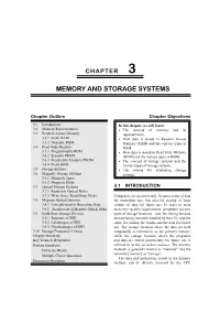 Memory and Storage Systems