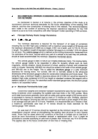 Railway Route Design Parameters Outline Gauge