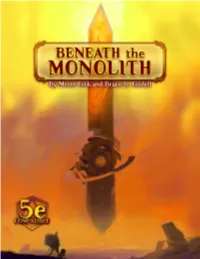 Beneath-The-Monolith.Pdf