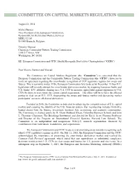 CCMR CCP Recognition Letter