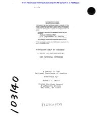 If You Have Issues Viewing Or Accessing This File Contact Us at NCJRS.Gov
