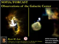 The Circumnuclear Ring (CNR) (11 Slides) – Quintuplet Proper Members (Qpms) (6 Slides) – Pistol Nebula (10 Slides)