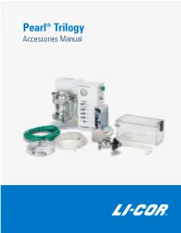 Pearl Accessories Operator's Manual