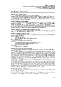 Norme Di Attuazione PTP Cilento Costiero