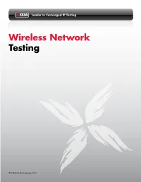 Wireless Network Testing