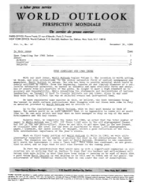 For 1966, We Noted That the Total Number of Pages in World Outlook Was 1.400