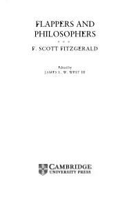 Flappers and Philosophers *** F