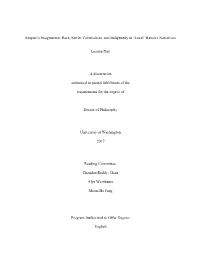 'Local' Hawaiʻi Narratives Leanne Day a Dissertation