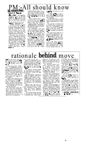 PM: All Should Know Rationale Behind Move (NST 17/12/1992)
