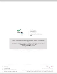 Redalyc.Odonates from Bodoquena Plateau: Checklist and Information