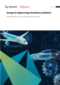 Design & Engineering Simulation Solutions
