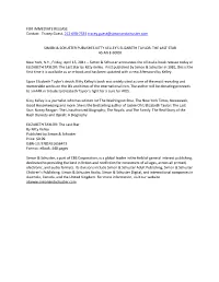 FOR IMMEDIATE RELEASE Contact: Tracey Guest, 212-698-7533 Tracey.Guest@Simonandschuster.Com SIMON & SCHUSTER PUBLISHES KITT