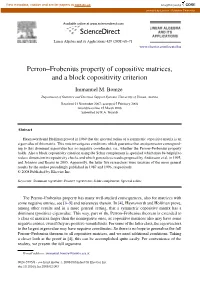 Perron–Frobenius Property of Copositive Matrices, and a Block Copositivity Criterion