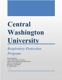 Respiratory Protection Program