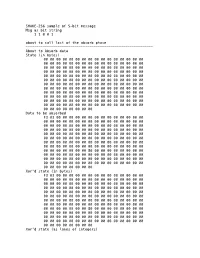 SHAKE-256 Sample of 5-Bit Message