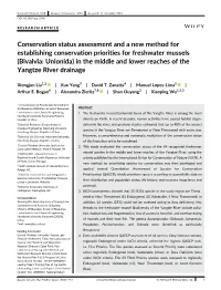 Conservation Status Assessment and a New Method for Establishing Conservation Priorities for Freshwater Mussels