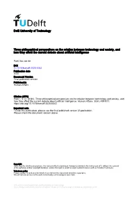 Delft University of Technology Three Philosophical Perspectives on The